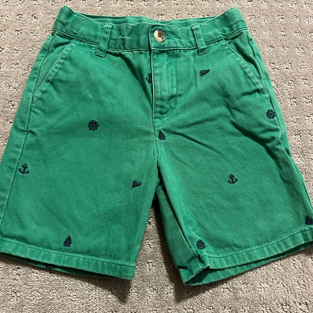 Janie and Jack embroidered nautical shorts